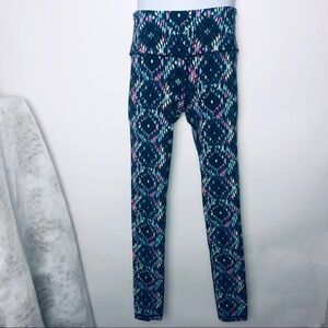VSX Sport Coolant Knockout Leggings Dark Blue Diamond Small‎